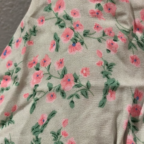 Sokee Collective The Summer Flutter Dress Flowy Greenpink floral dress - Picture 5 of 9